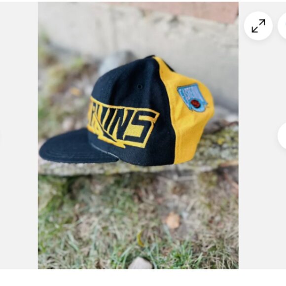 Boston Bruins Vintage Snapback hat by American Needle Light Up Logo NHL Wool - Picture 2 of 9